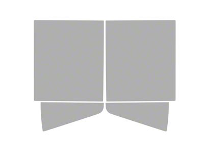 Window Tint Pre-Cut Kit; Rear Roll-Ups and Doors; 25% Medium (21-25 Yukon)