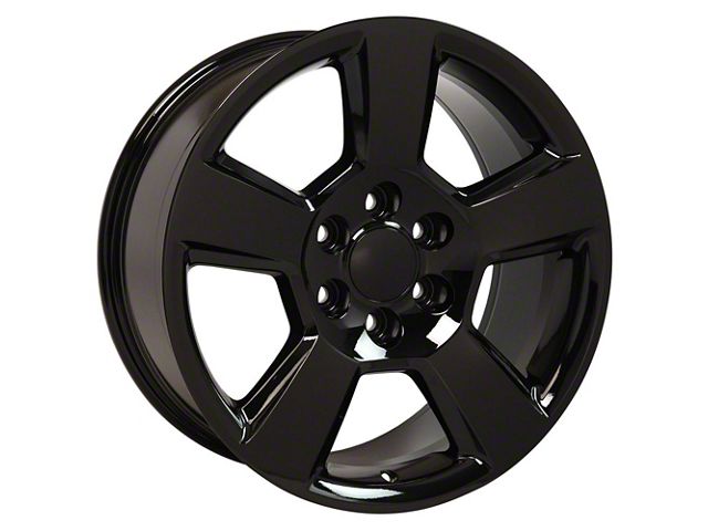 Tahoe Style Black 6-Lug Wheel; 20x9; 27mm Offset (21-24 Yukon)
