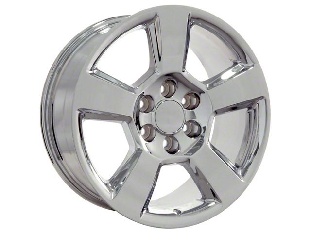 Tahoe Style Chrome 6-Lug Wheel; 20x9; 27mm Offset (21-24 Yukon)