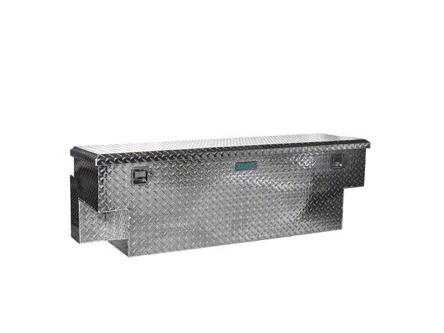 ZDOG Single Lid Flush Mount Tool Box; Silver (09-18 RAM 1500 Crew Cab w/ 5.7-Foot Box)