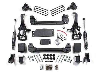 Zone Offroad 4-Inch Suspension Lift Kit with Shocks (15-16 4WD F-150)