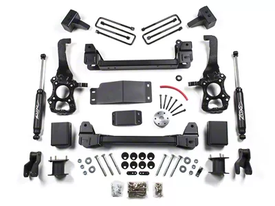 Zone Offroad 4-Inch Suspension Lift Kit with Shocks (15-16 4WD F-150)