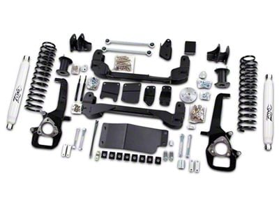 Zone Offroad 6-Inch Strut Spacer Suspension Lift Kit with Nitro Shocks (09-11 4WD RAM 1500)