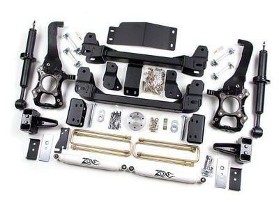 Zone Offroad 6-Inch Suspension Lift Kit with Shocks (09-13 2WD/4WD F-150, Excluding Raptor)