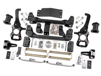 Zone Offroad 6-Inch Suspension Lift Kit with Shocks (2014 2WD/4WD F-150, Excluding Raptor)