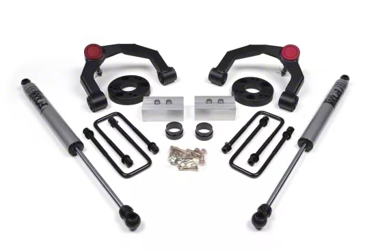 Zone Offroad 3-Inch Adventure Series Upper Control Arm Suspension Lift Kit with Fox Shocks (15-20 4WD F-150, Excluding Raptor)