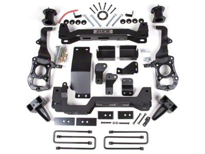 Zone Offroad 4-Inch Front / 2-Inch Rear Suspension Lift Kit with FOX Shocks (21-24 4WD F-150 w/o CCD System, Excluding PowerBoost, Powerstroke, Raptor & Tremor)