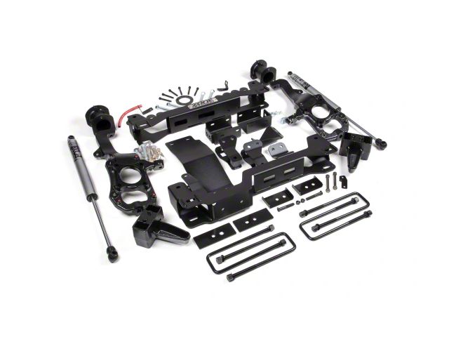 Zone Offroad 4-Inch Front / 2-Inch Rear Suspension Lift Kit (21-24 F-150 King Ranch)