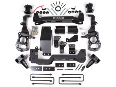 Zone Offroad 4-Inch Front / 3-Inch Rear Suspension Lift Kit with FOX Shocks (21-24 4WD F-150 w/o CCD System, Excluding PowerBoost, Powerstroke, Raptor & Tremor)