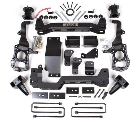 Zone Offroad 4-Inch Front / 3-Inch Rear Suspension Lift Kit with Nitro Shocks (21-24 4WD F-150 w/o CCD System, Excluding PowerBoost, Powerstroke,…