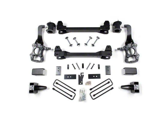 Zone Offroad 6-Inch Suspension Lift Kit with 4-Inch Rear Lift Blocks and Nitro Shocks (2014 2WD F-150)