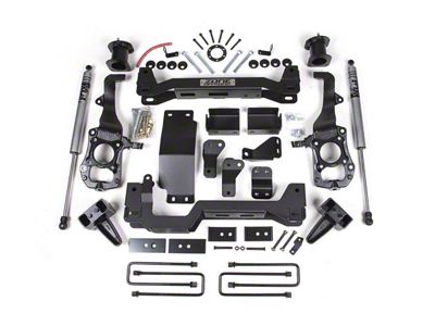 Zone Offroad 6-Inch Front / 5-Inch Rear Suspension Lift Kit with FOX Shocks (21-24 4WD F-150 w/o CCD System, Excluding PowerBoost, Powerstroke, Raptor & Tremor)