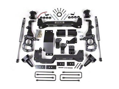 Zone Offroad 6-Inch Front / 5-Inch Rear Suspension Lift Kit with FOX Shocks (21-23 4WD F-150 w/o CCD System, Excluding PowerBoost, Powerstroke, Raptor & Tremor)
