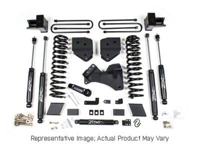 Zone Offroad 4-Inch Suspension Lift Kit with FOX Shocks (17-19 6.2L F-250 Super Duty)