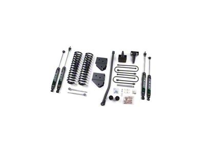 Zone Offroad 4-Inch Suspension Lift Kit Nitro Shocks (05-07 4WD 6.0L Powerstroke F-250 Super Duty)
