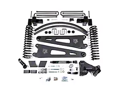 Zone Offroad 6-Inch Radius Arm Suspension Lift Kit (17-19 4WD 6.7L Powerstroke F-250 Super Duty w/ Factory 3-Leaf Rear Main Spring Pack)