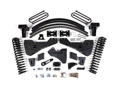 Zone Offroad 8-Inch Coil Spring Suspension Lift Kit with FOX Shocks (11-16 4WD 6.7L Powerstroke F-250 Super Duty w/ Factory Overload Springs)