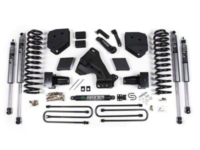 Zone Offroad 4.50-Inch Suspension Lift Kit with Nitro Shocks (20-22 4WD 6.7L Powerstroke F-350 Super Duty)