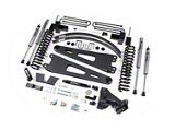 Zone Offroad 6-Inch Radius Arm Lift Kit with Nitro Shocks (17-22 4WD 6.7L Powerstroke F-350 Super Duty)