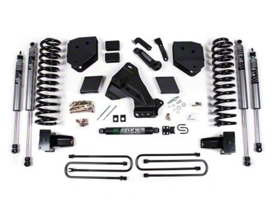 Zone Offroad 6-Inch Standard Suspension Lift Kit with Nitro Shocks (20-21 6.7L Powerstroke F-350 Super Duty DRW)