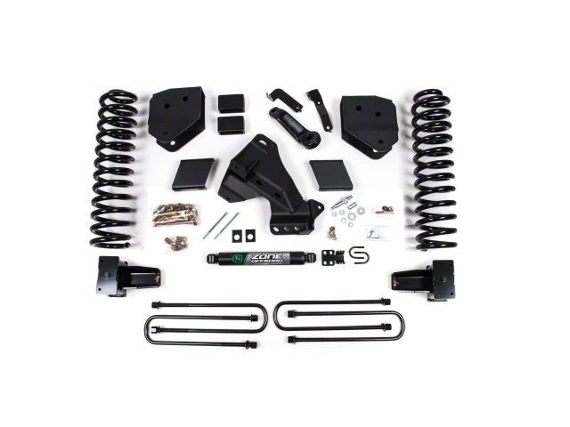 Zone Offroad 7-Inch Standard Suspension Lift Kit with FOX Shocks (20-22 4WD 6.7L Powerstroke F-350 Super Duty)