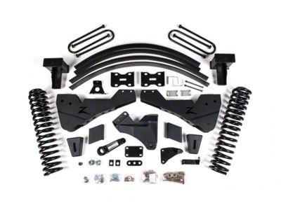 Zone Offroad 8-Inch Coil Spring Suspension Lift Kit with FOX Shocks (11-16 4WD 6.7L Powerstroke F-350 Super Duty w/ Factory Overload Springs)