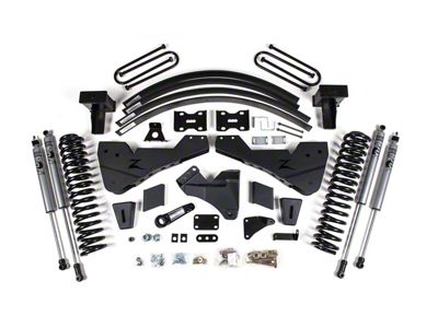 Zone Offroad 8-Inch Radius Arm Lift Kit with Nitro Shocks (11-16 4WD 6.7L Powerstroke F-350 Super Duty)