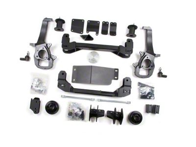 Zone Offroad 4-Inch Suspension Lift Kit with 3-Inch Rear Lift Springs (2012 4WD RAM 1500)