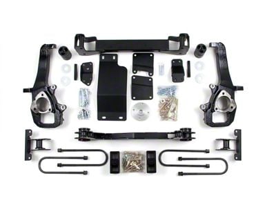 Zone Offroad 4-Inch Suspension Lift Kit with FOX Shocks (19-24 RAM 1500 Rebel w/o Air Ride)