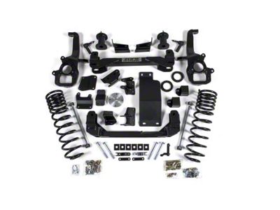 Zone Offroad 4-Inch Suspension Lift Kit (19-24 4WD RAM 1500 w/o Air Ride, Excluding Rebel & TRX)