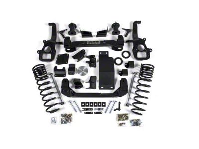 Zone Offroad 4-Inch Suspension Lift Kit (19-23 4WD RAM 1500 w/o Air Ride, Excluding Rebel & TRX)