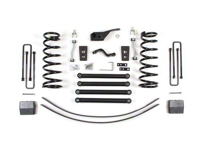 Zone Offroad 5-Inch Suspension Lift Kit with 3-Inch Rear Lift Blocks (2001 4WD RAM 1500)