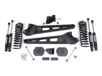 Zone Offroad 3-Inch Radius Arm Suspension Lift Kit with FOX Shocks (19-24 4WD 6.7L RAM 2500 w/o Air Ride)