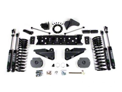 Zone Offroad 4-Inch Radius Arm Bracket Suspension Lift Kit (19-24 4WD 6.4L RAM 2500 w/o Air Ride, Excluding Power Wagon)