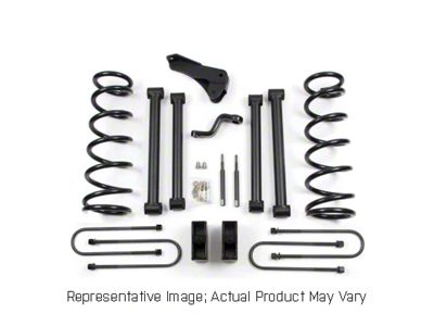 Zone Offroad 5-Inch Coil Spring Suspension Lift Kit with FOX Shocks (2008 4WD RAM 2500 w/ 3.50-Inch Rear Axle)