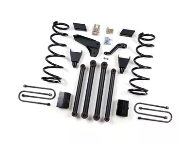 Zone Offroad 5-Inch Coil Spring Suspension Lift Kit with Nitro Shocks (10-13 4WD RAM 2500 w/ 3.50-Inch Rear Axle)