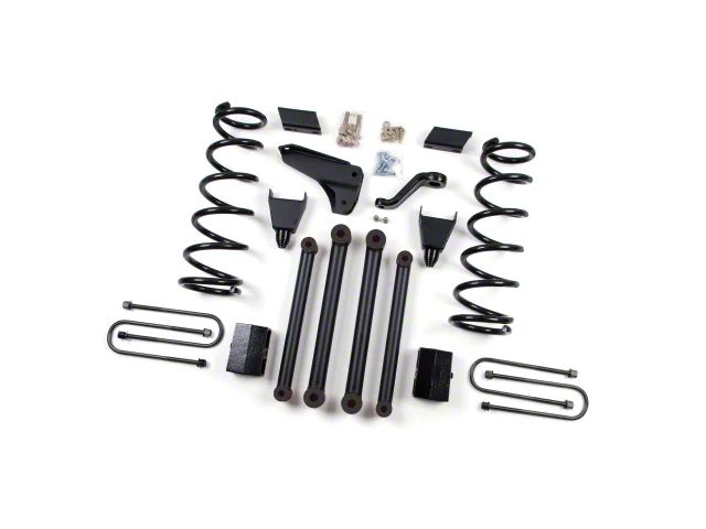 Zone Offroad 5-Inch Coil Spring Suspension Lift Kit (10-13 4WD RAM 2500 w/ 3.50-Inch Rear Axle)