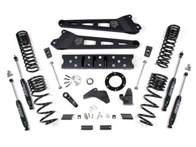 Zone Offroad 5.50-Inch Radius Arm Suspension Lift Kit with Nitro Shocks (19-24 6.4L RAM 2500 w/o Air Ride, Excluding Power Wagon)