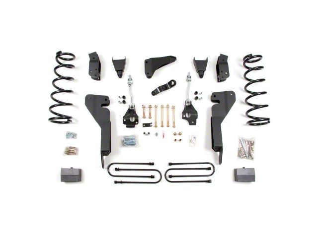 Zone Offroad 6-Inch Coil Spring Suspension Lift Kit with Nitro Shocks (2008 RAM 2500 Power Wagon)