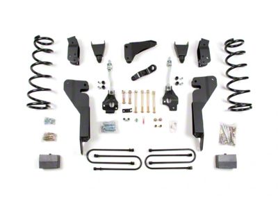 Zone Offroad 6-Inch Coil Spring Suspension Lift Kit with Nitro Shocks (2008 RAM 2500 Power Wagon)