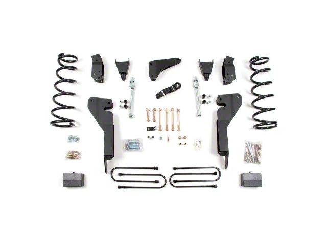 Zone Offroad 6-Inch Coil Spring Suspension Lift Kit with Nitro Shocks (09-13 4WD 5.9L, 6.7L RAM 2500 w/ 3.50-Inch Rear Axle)