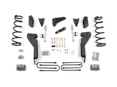 Zone Offroad 6-Inch Coil Spring Suspension Lift Kit with Nitro Shocks (09-13 4WD 5.7L RAM 2500 w/ 3.50-Inch Rear Axle)