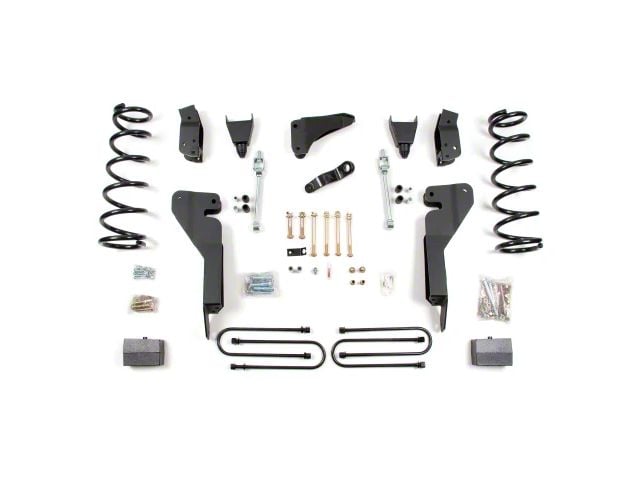 Zone Offroad 6-Inch Coil Spring Suspension Lift Kit with Nitro Shocks (09-13 4WD 5.7L RAM 2500 w/ 4-Inch Rear Axle)
