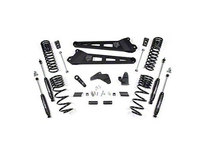 Zone Offroad 6.50-Inch Radius Arm Suspension Lift Kit with Nitro Shocks (14-18 4WD 6.7L RAM 2500 w/o Air Ride, Excluding Power Wagon)
