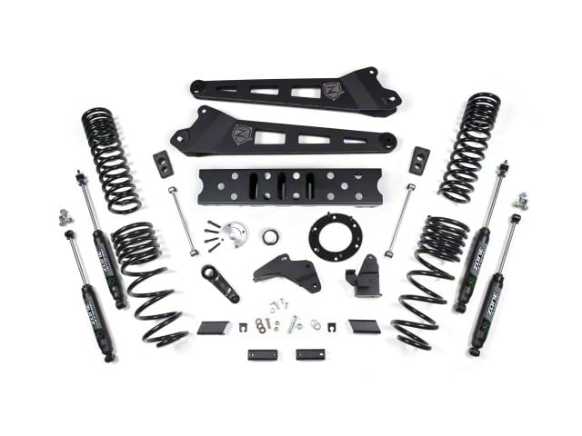 Zone Offroad 6.50-Inch Radius Arm Suspension Lift Kit with FOX Shocks (19-24 4WD 6.7L RAM 2500 w/o Air Ride)