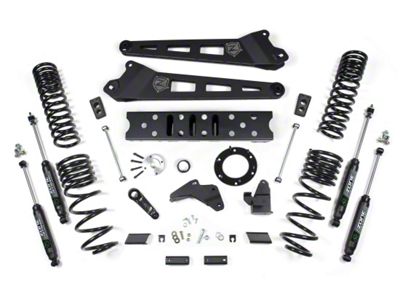 Zone Offroad 6.50-Inch Radius Arm Suspension Lift Kit with Nitro Shocks (19-24 4WD 6.7L RAM 2500 w/o Air Ride)