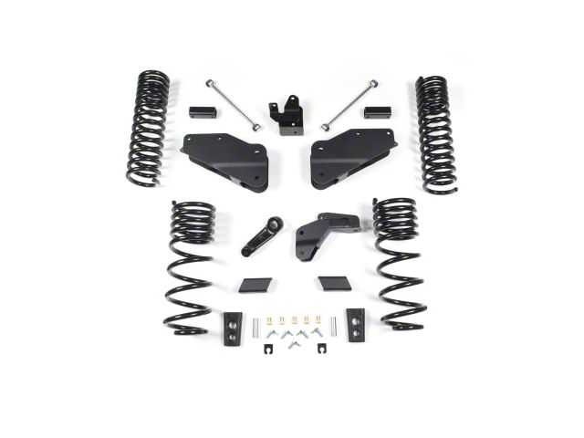 Zone Offroad 6.50-Inch Standard Suspension Lift Kit with Nitro Shocks (14-18 4WD 6.7L RAM 2500 w/o Air Ride, Excluding Power Wagon)