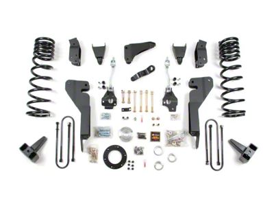 Zone Offroad 8-Inch Coil Spring Suspension Lift Kit with Nitro Shocks (2008 4WD 5.9L, 6.7L RAM 2500 w/ 3.50-Inch Rear Axle)
