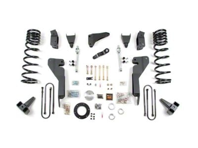 Zone Offroad 8-Inch Coil Spring Suspension Lift Kit with Nitro Shocks (09-13 4WD 5.9L, 6.7L RAM 2500)
