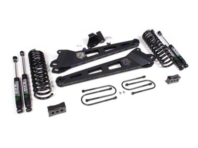 Zone Offroad 3-Inch Radius Arm Suspension Lift Kit with FOX Shocks (19-23 4WD 6.7L RAM 3500 w/o Air Ride)